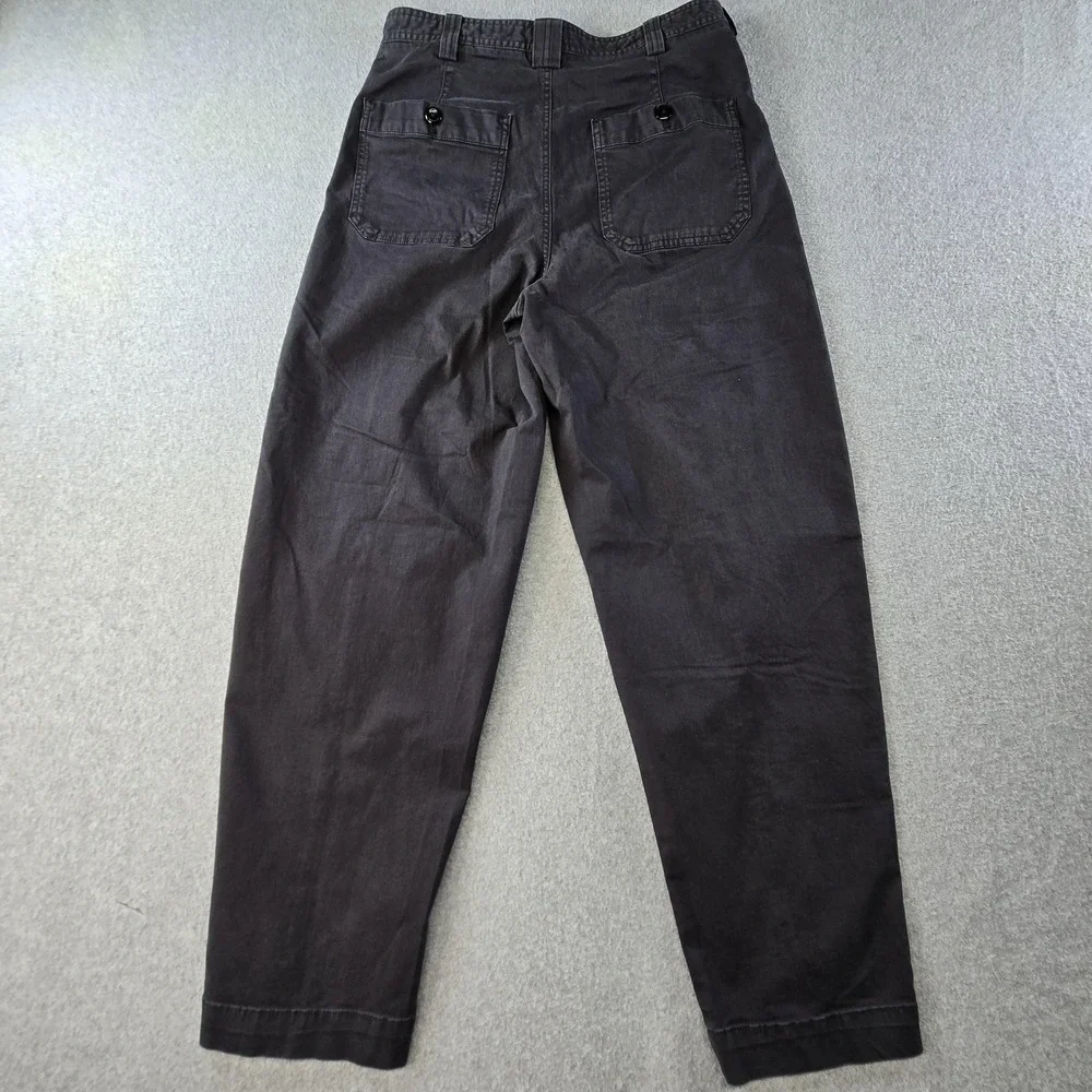 Banana Republic Pants Womens 6L‎ Gray Cargo Twill Stretch Pockets Zip Button